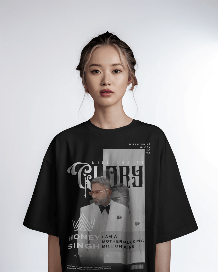 Millionaire Glory Yo Yo Honey Singh Premium Luxury Concert T-Shirt - Limited Edition - YORD
