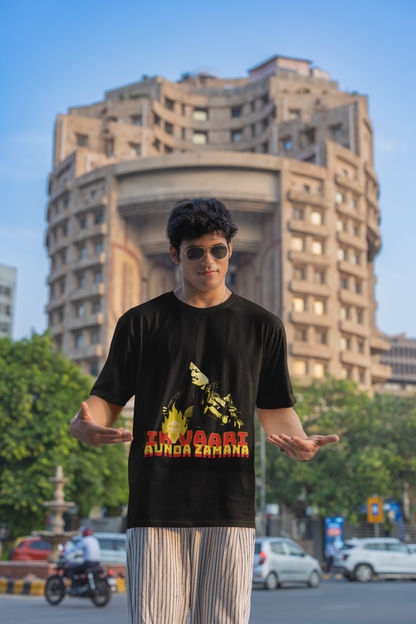 Premium Oversized Tikvaari Aunda Zamana Tribute T-Shirt