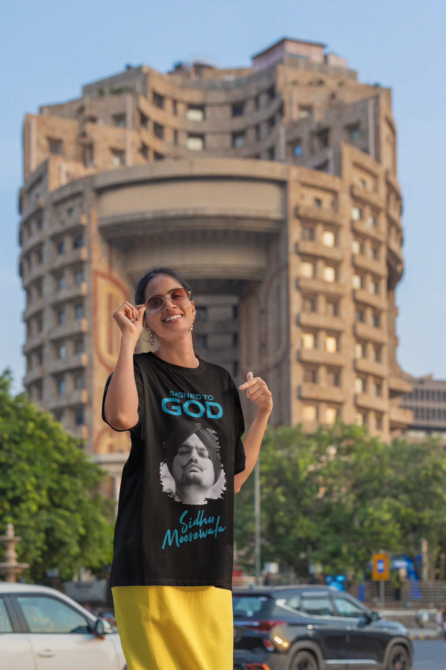 Premium Sidhu Moosewala 'Signed To GOD' Oversized T-shirt