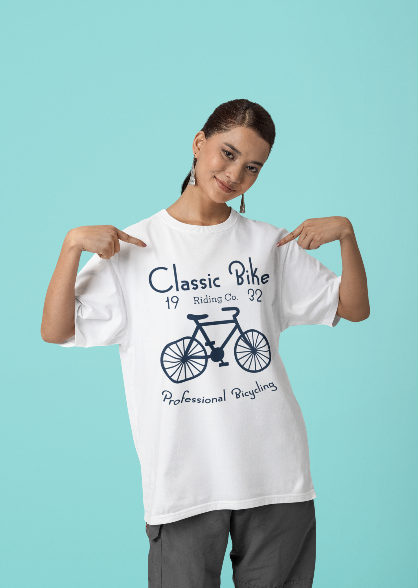 Premium Classic Bike Oversized T-Shirt | Vintage Style