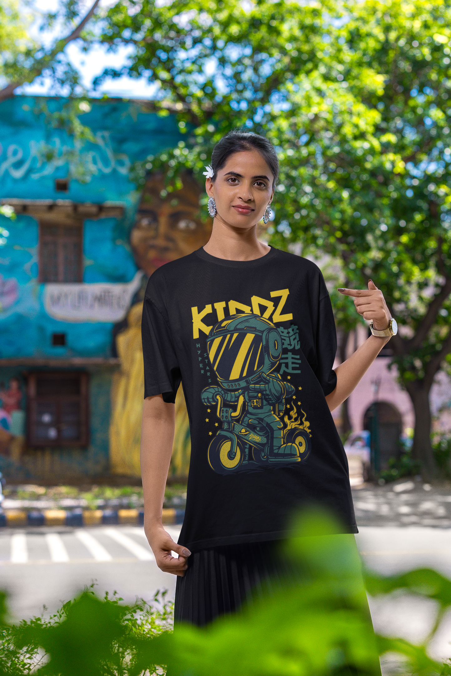 Premium Space Rider Oversized T-shirt - KIDZ Edition