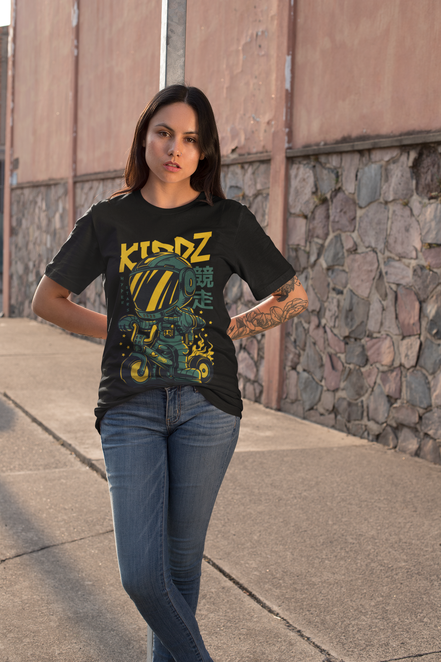 Premium Space Rider Oversized T-shirt - KIDZ Edition