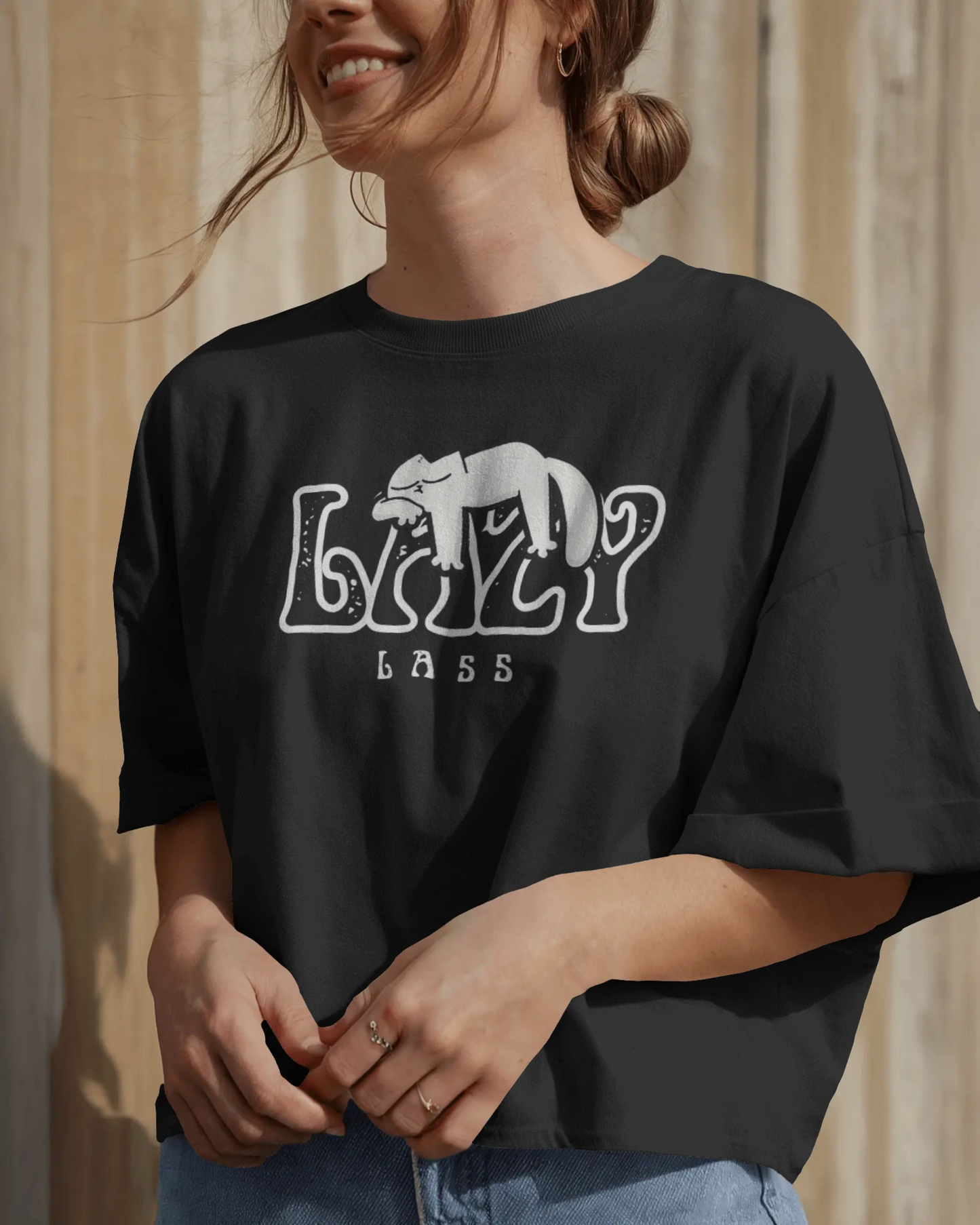 Premium Lazy Bass Cat Oversized T-shirt | Limited Edition