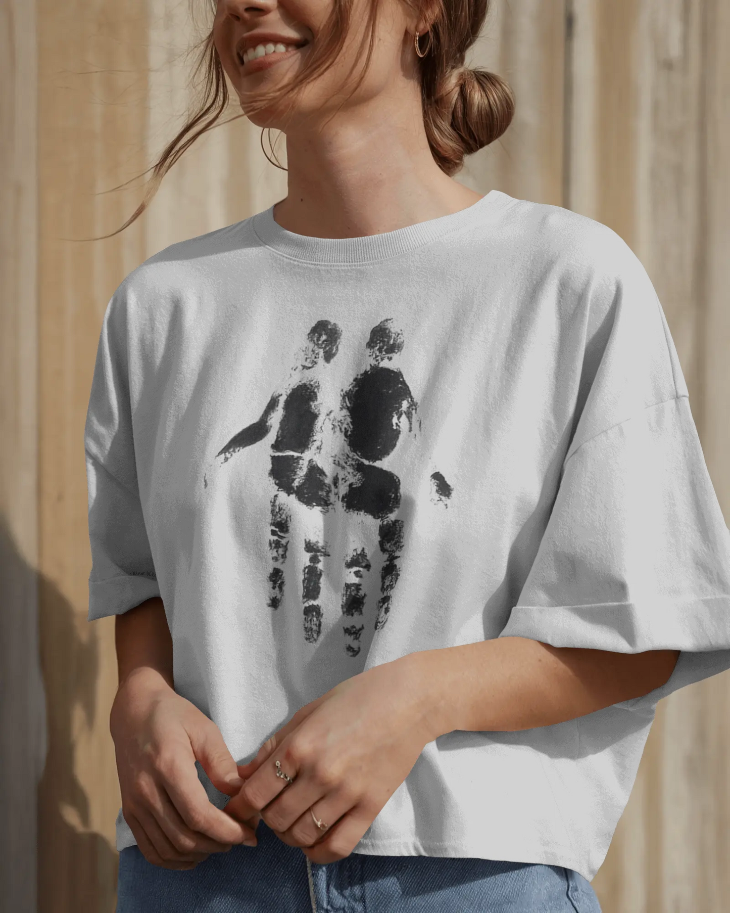 Premium Chill Out & Get Grimey Oversized Graphic T-Shirt
