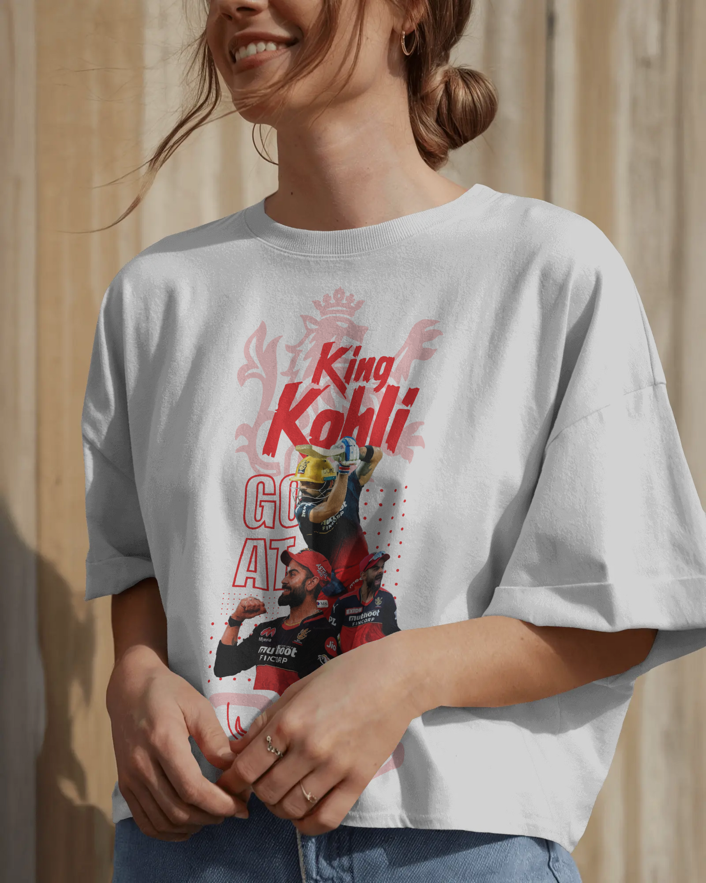 Premium RCB King Kohli Oversized T-shirt | Limited Edition
