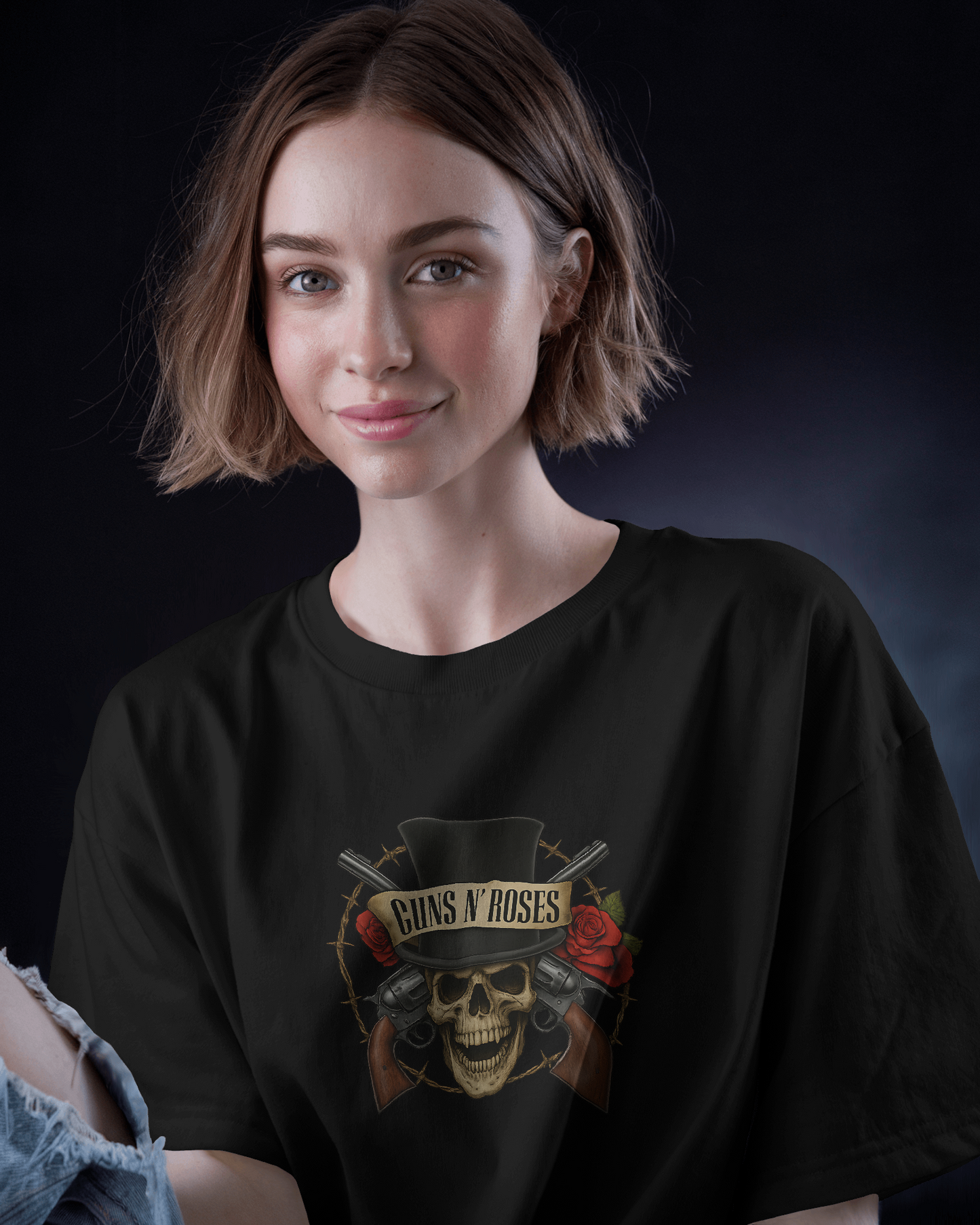 Premium Guns N' Roses Skull Oversized T-shirt | Limited Edition