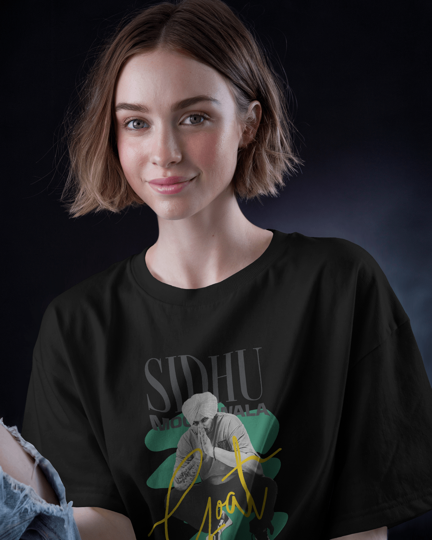 Premium Sidhu Moosewala GOAT Limited Edition Oversized T-shirt