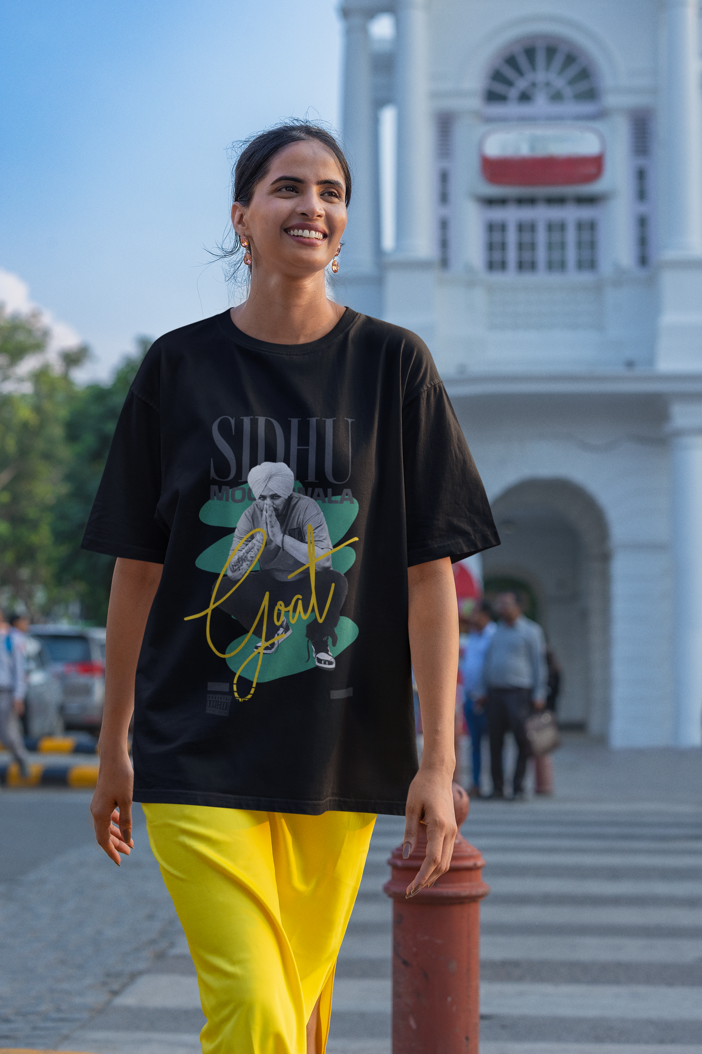 Premium Sidhu Moosewala GOAT Limited Edition Oversized T-shirt