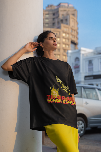 Premium Oversized Tikvaari Aunda Zamana Tribute T-Shirt