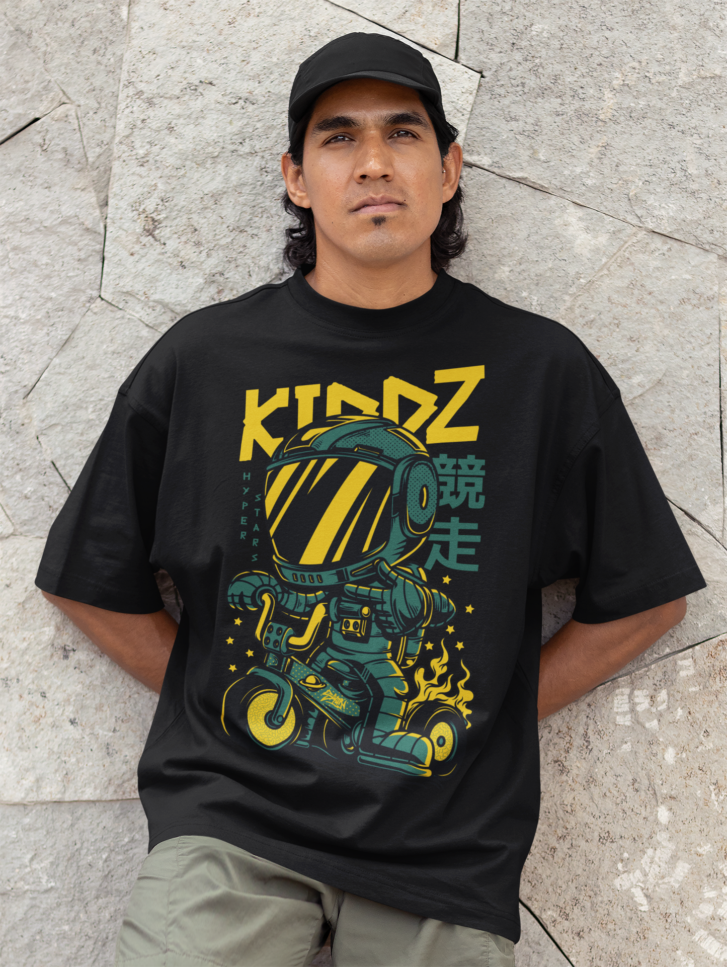 Premium Space Rider Oversized T-shirt - KIDZ Edition