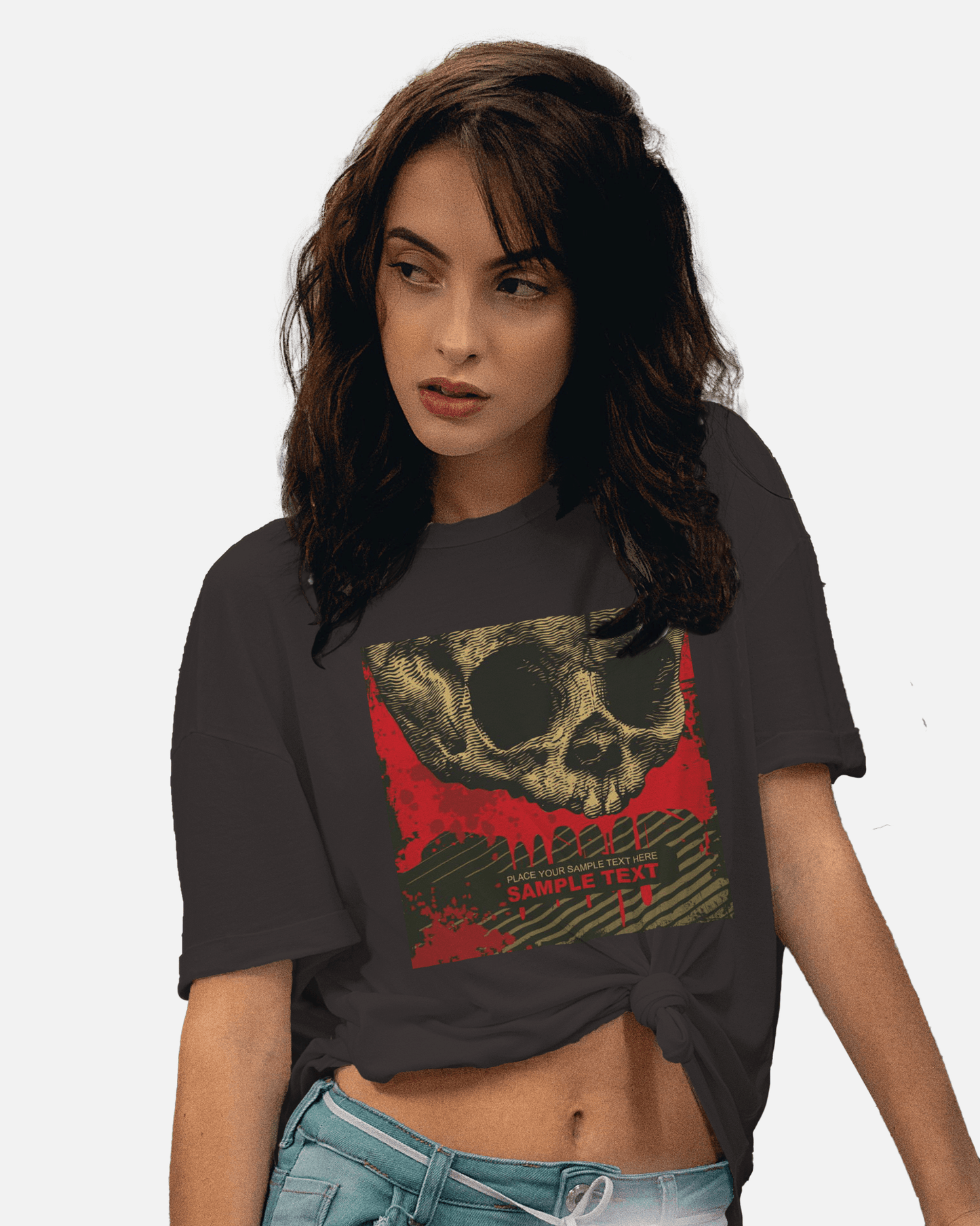 Premium Dark Skull Graphic Regular T-shirt | Limited Edition - YORD