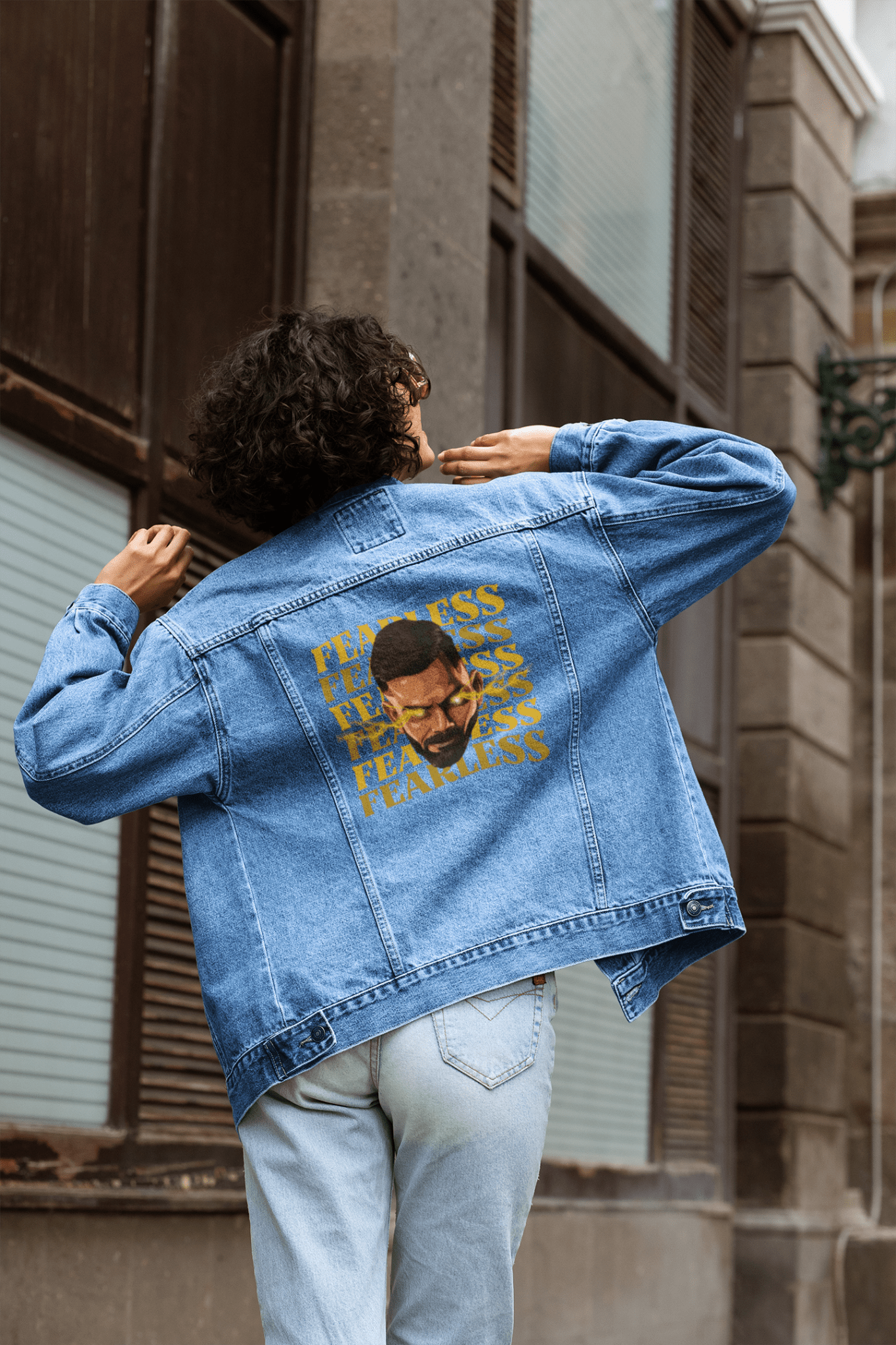 Premium Fearless Collection Denim Jacket - Cricket Fan Edition - YORD