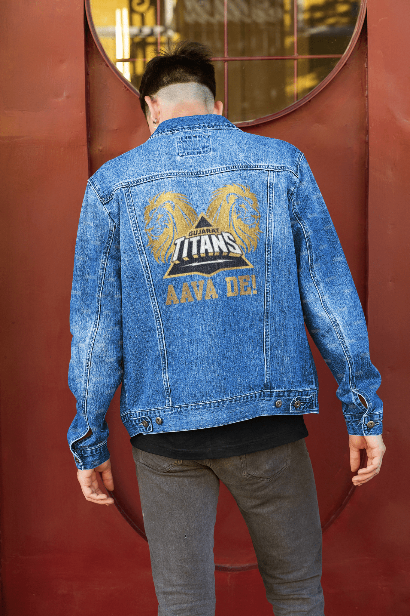 Premium Gujarat Titans IPL Denim Jacket | Exclusive AAVA DE! - YORD