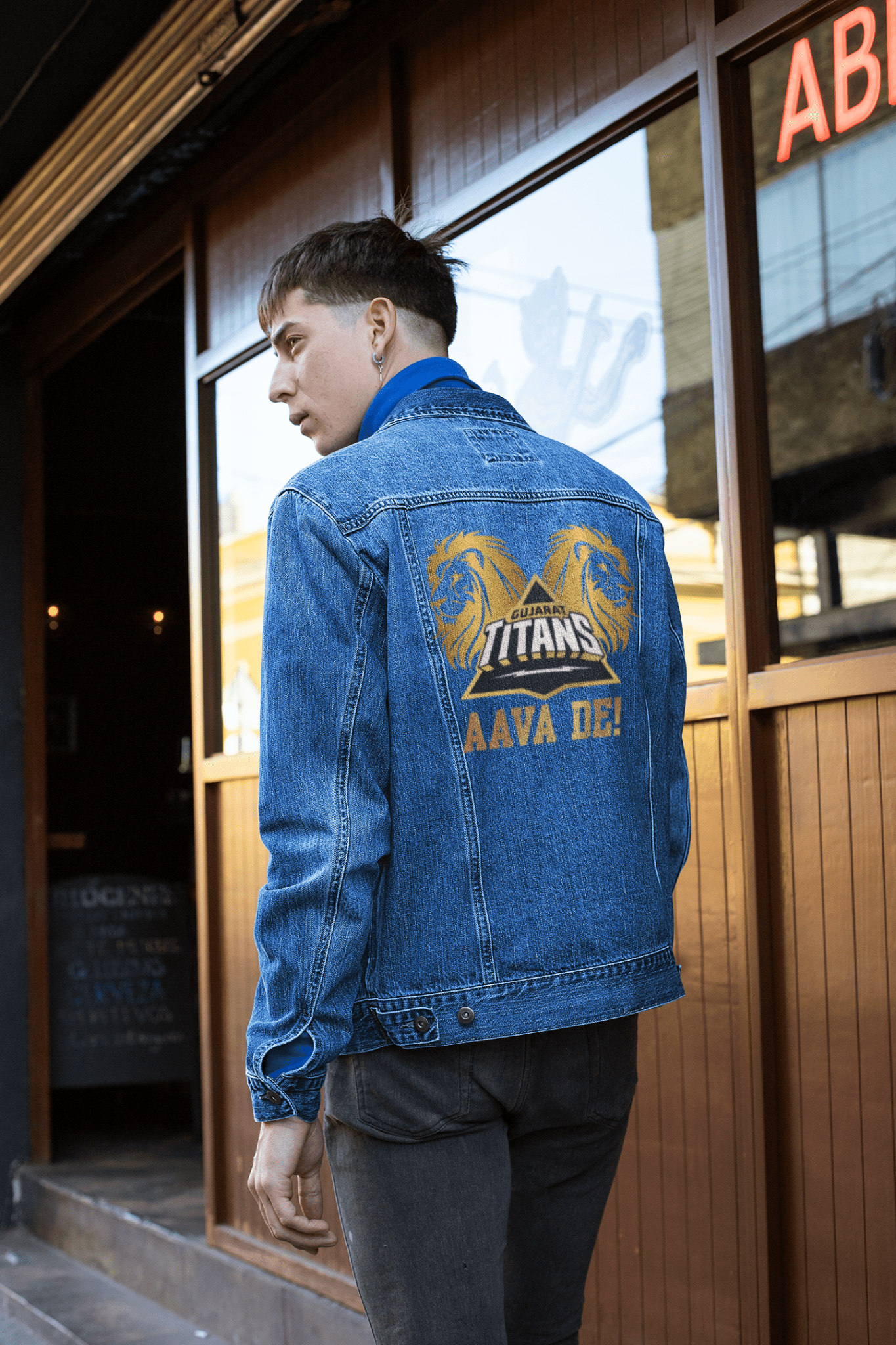 Premium Gujarat Titans IPL Denim Jacket | Exclusive AAVA DE! - YORD