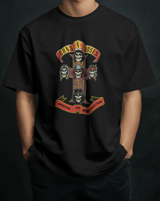 Premium Guns N' Roses Appetite For Destruction Band T-shirt - YORD