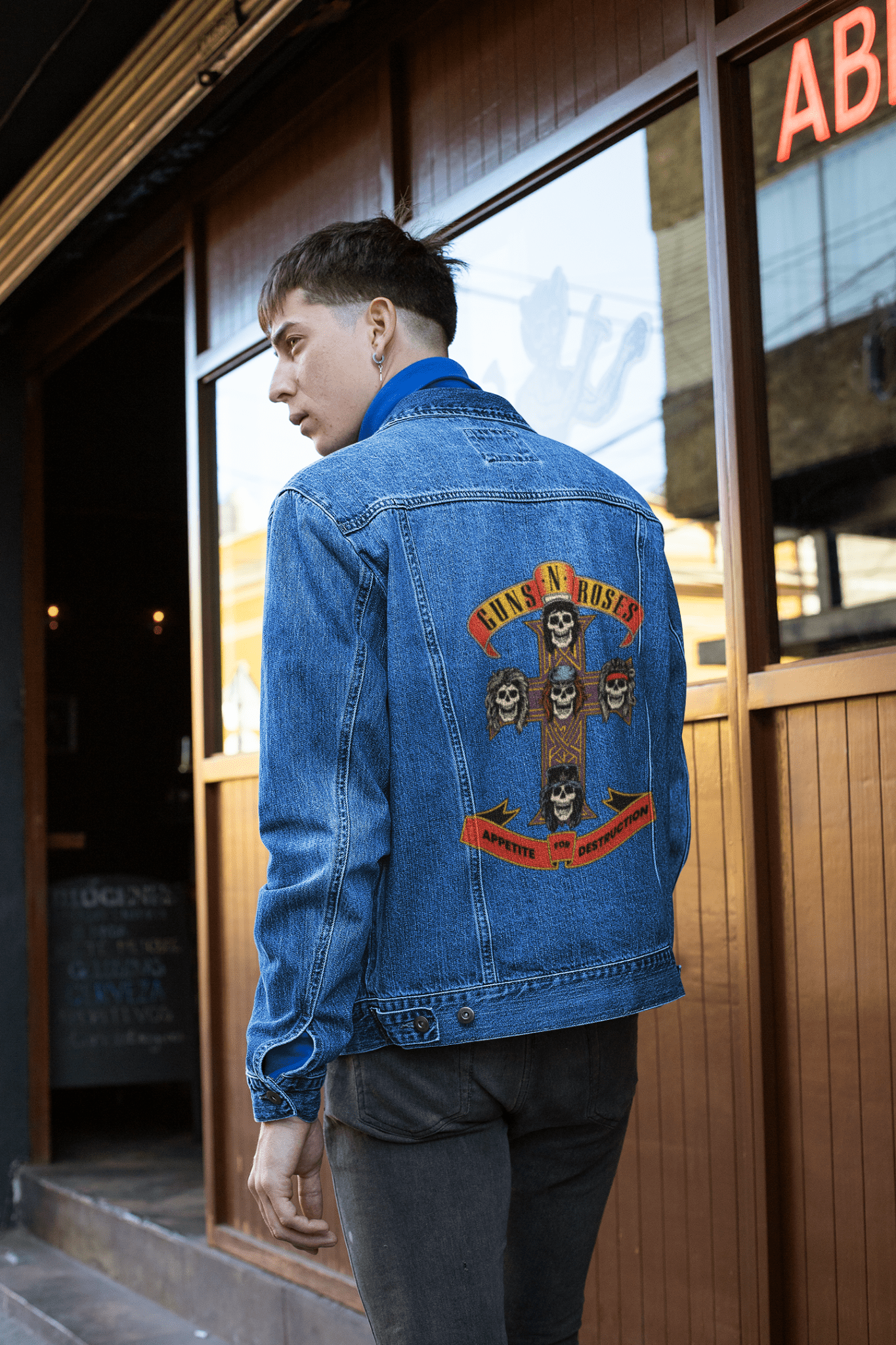 Premium Guns N' Roses Appetite For Destruction Denim Jacket - YORD