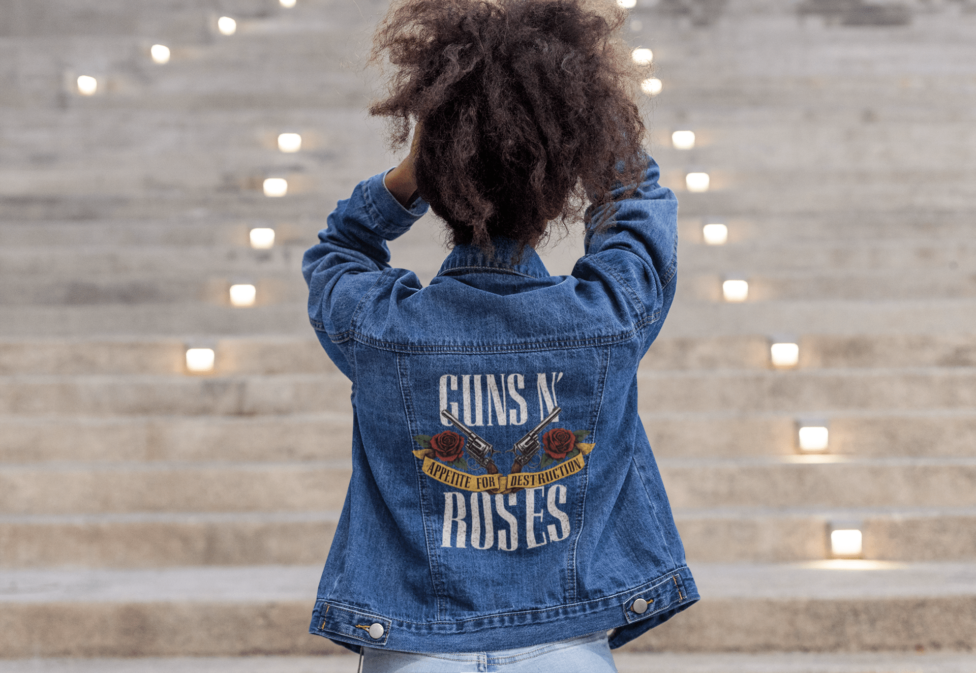Premium Guns N' Roses Appetite For Destruction Denim Jacket - YORD