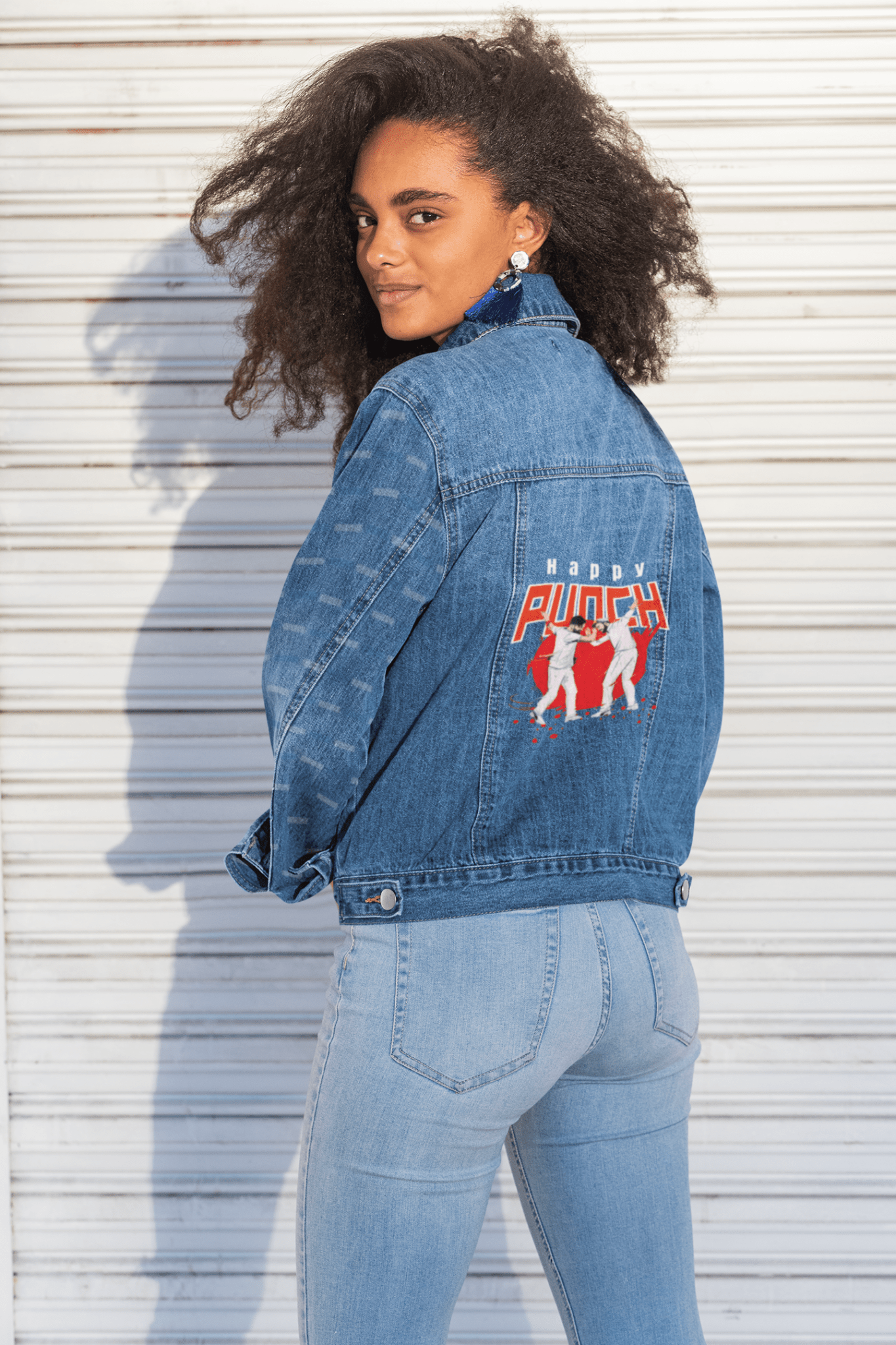 Premium IPL Happy Punch Denim Jacket | Limited Edition - YORD