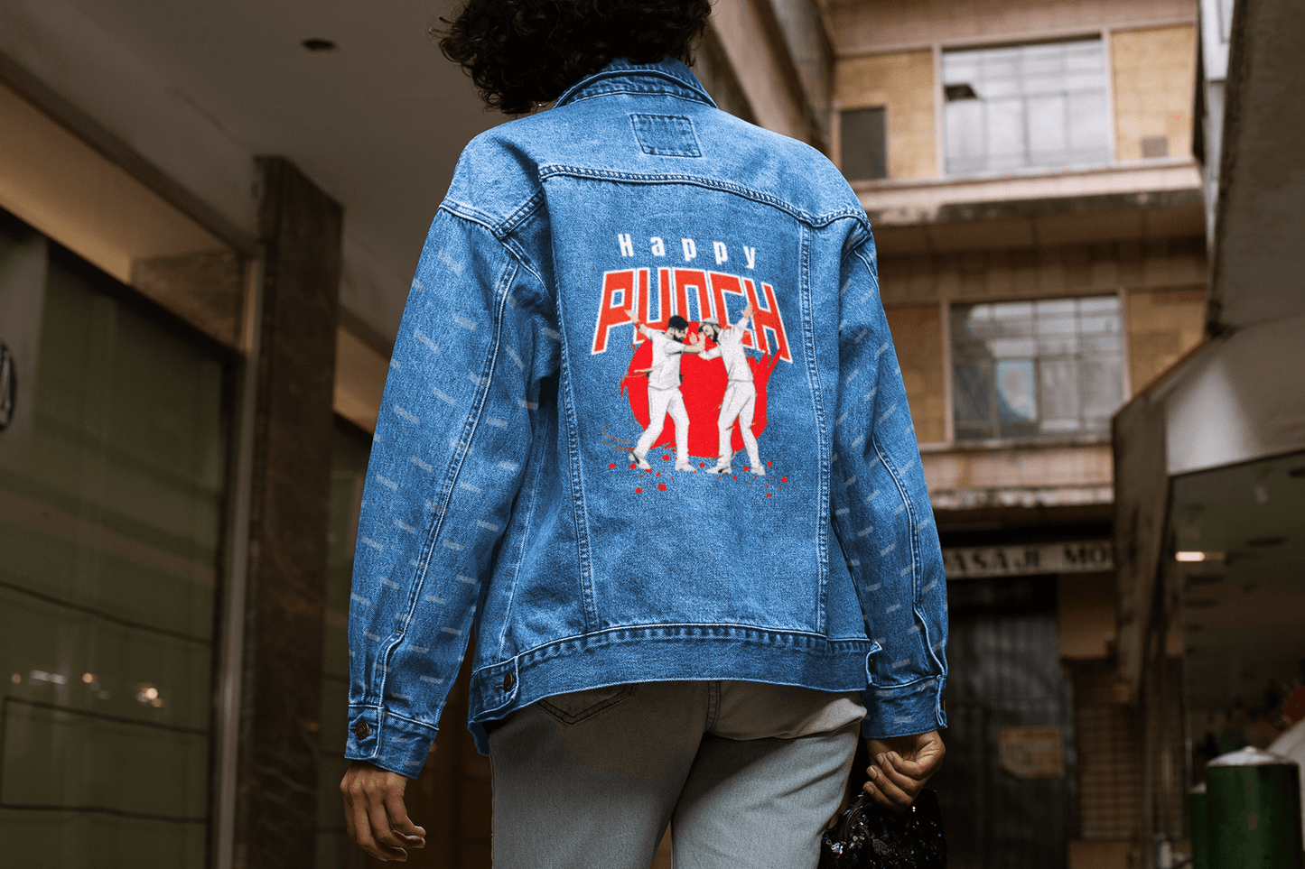 Premium IPL Happy Punch Denim Jacket | Limited Edition - YORD