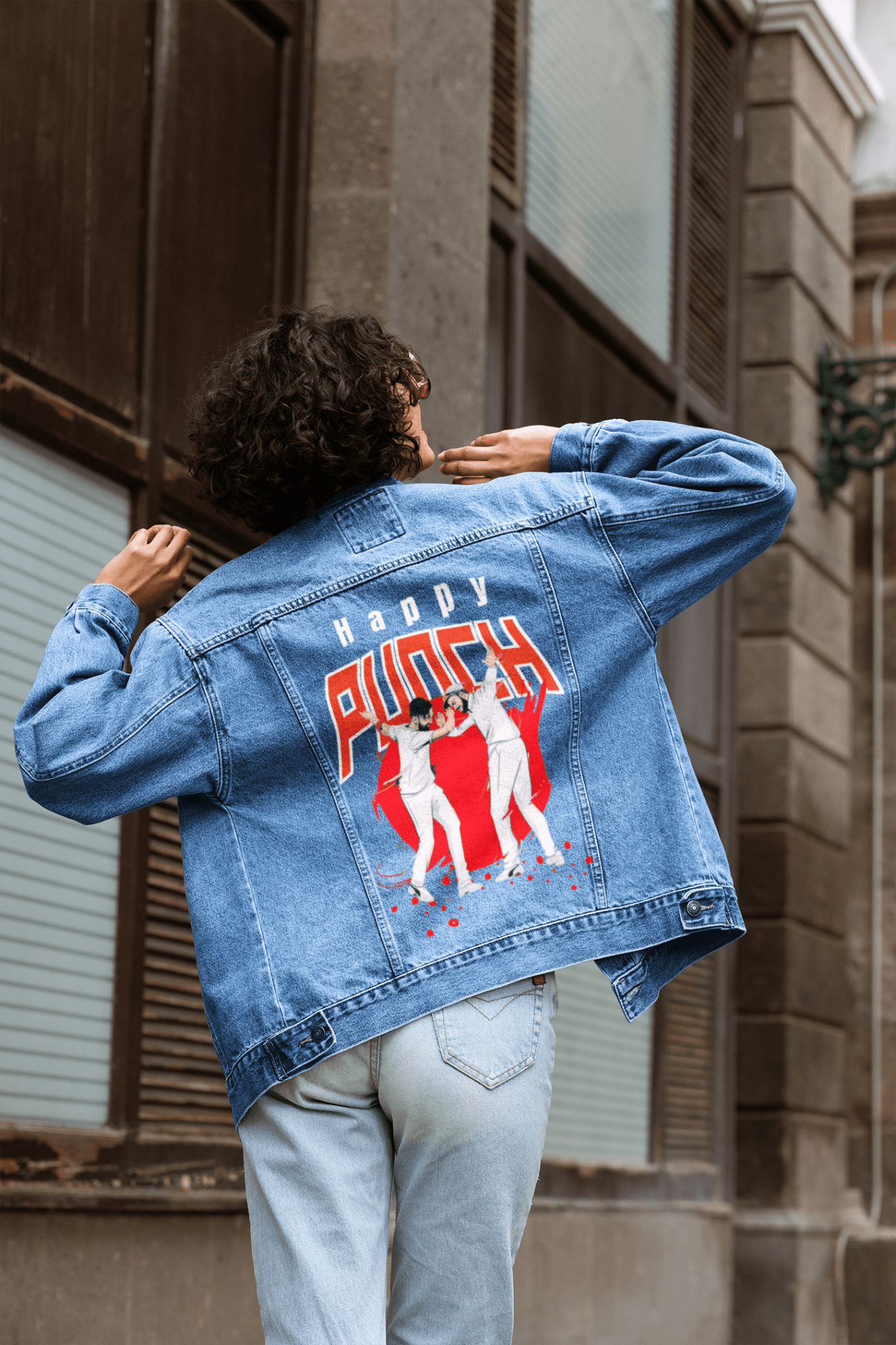 Premium IPL Happy Punch Denim Jacket | Limited Edition - YORD