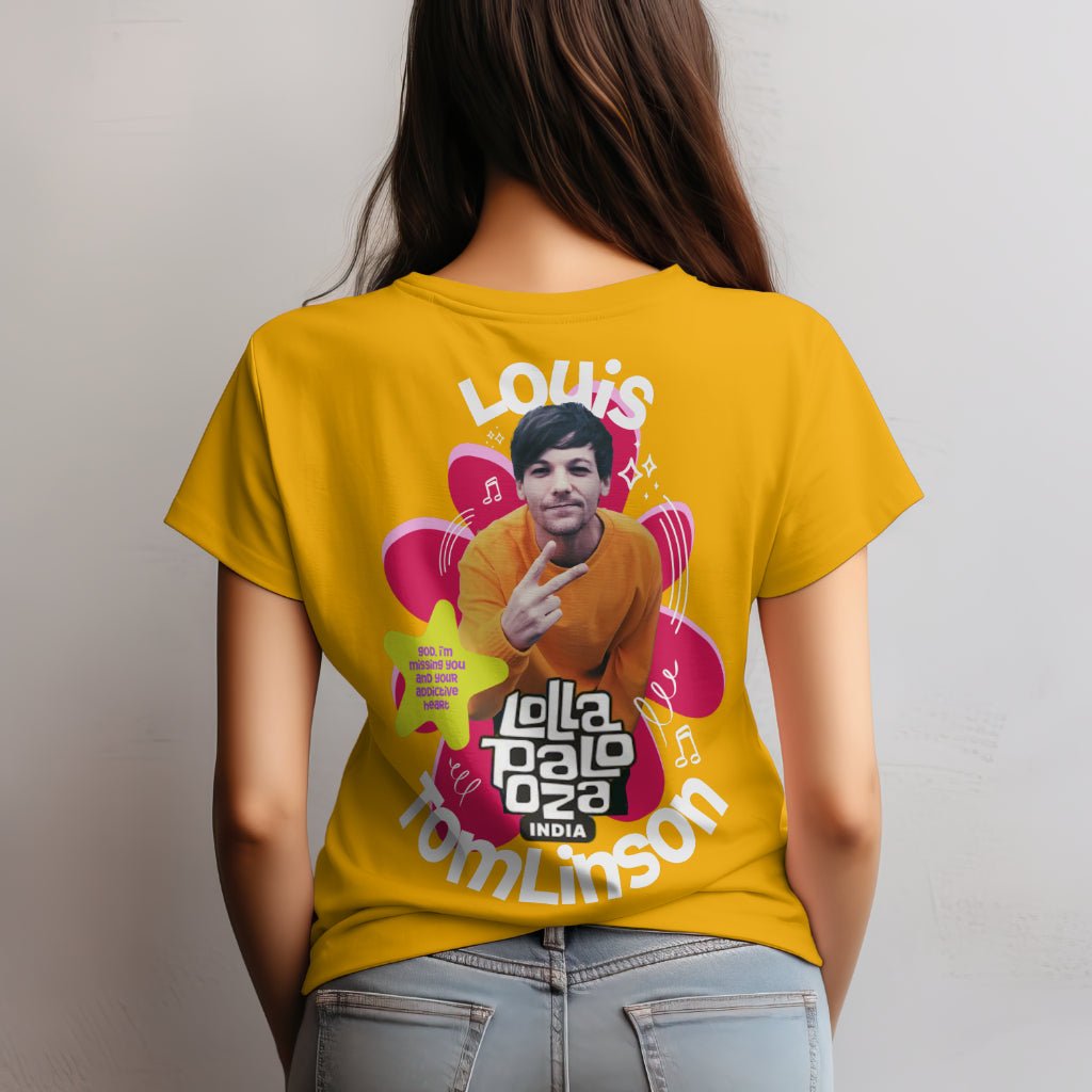 Premium Louis Tomlinson Oversized T-Shirt – Lollapalooza India Exclusive Luxury Merch - YORD