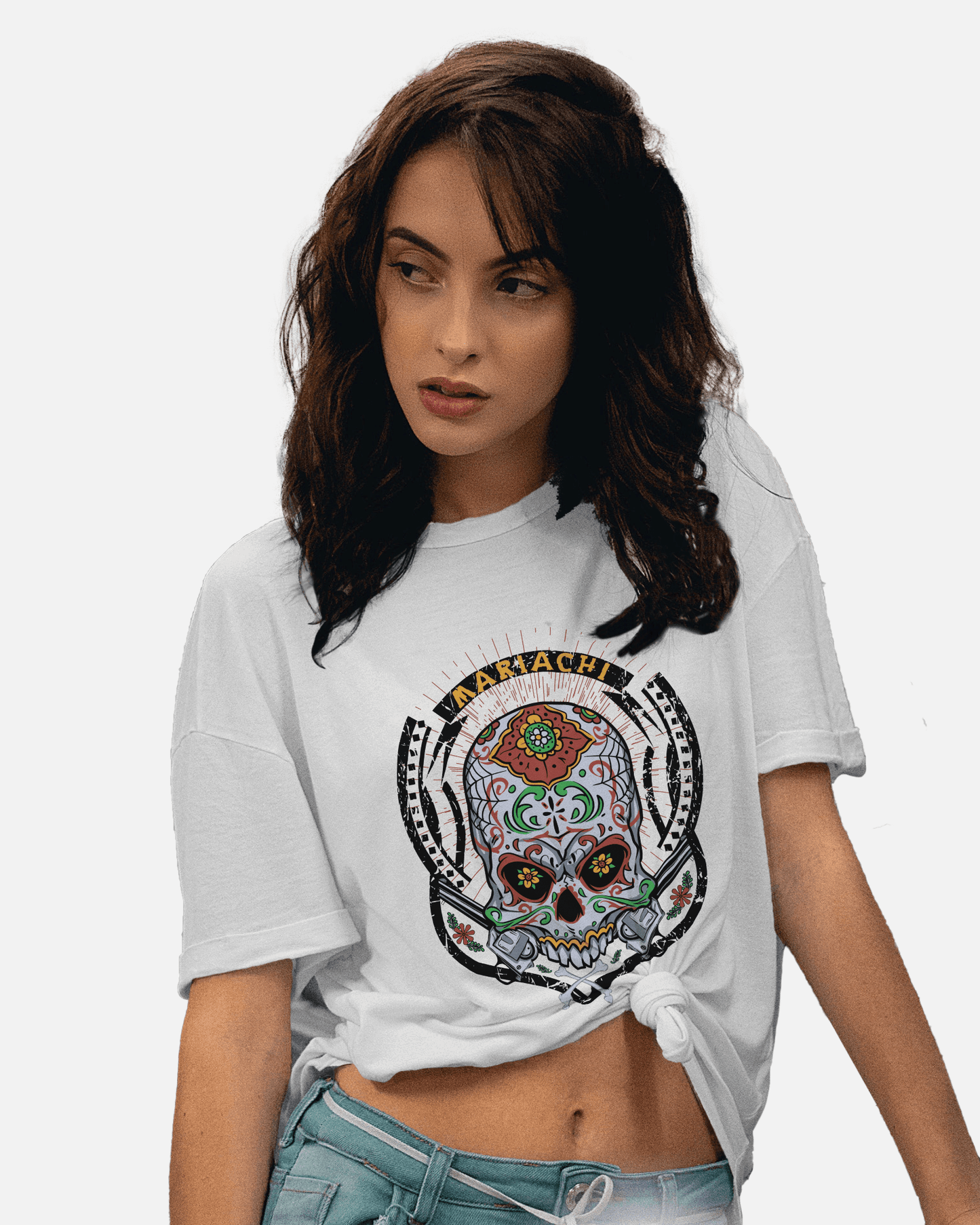 Premium Mariachi Sugar Skull Limited Edition T-shirt - YORD