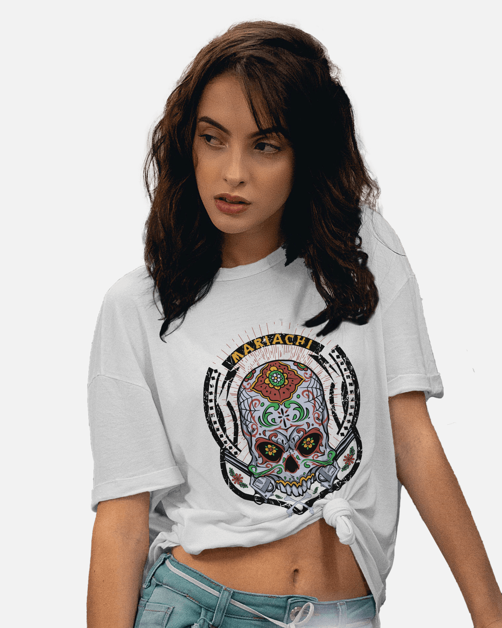 Premium Mariachi Sugar Skull Limited Edition T-shirt - YORD