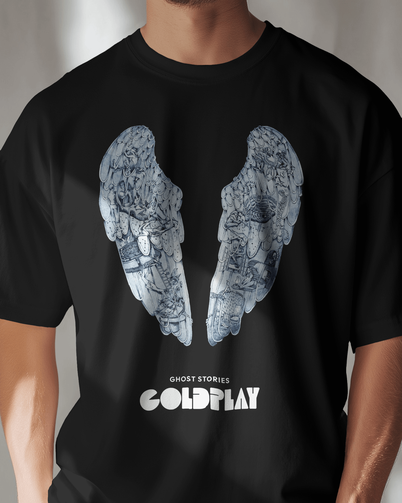 Premium Oversize Coldplay Concert T-shirt - French Terry Cotton 240 GSM - YORD