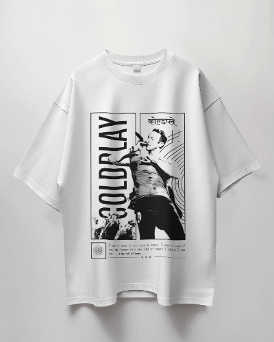 Premium Oversize Coldplay Concert T-Shirt – French Terry Cotton 240 GSM - YORD