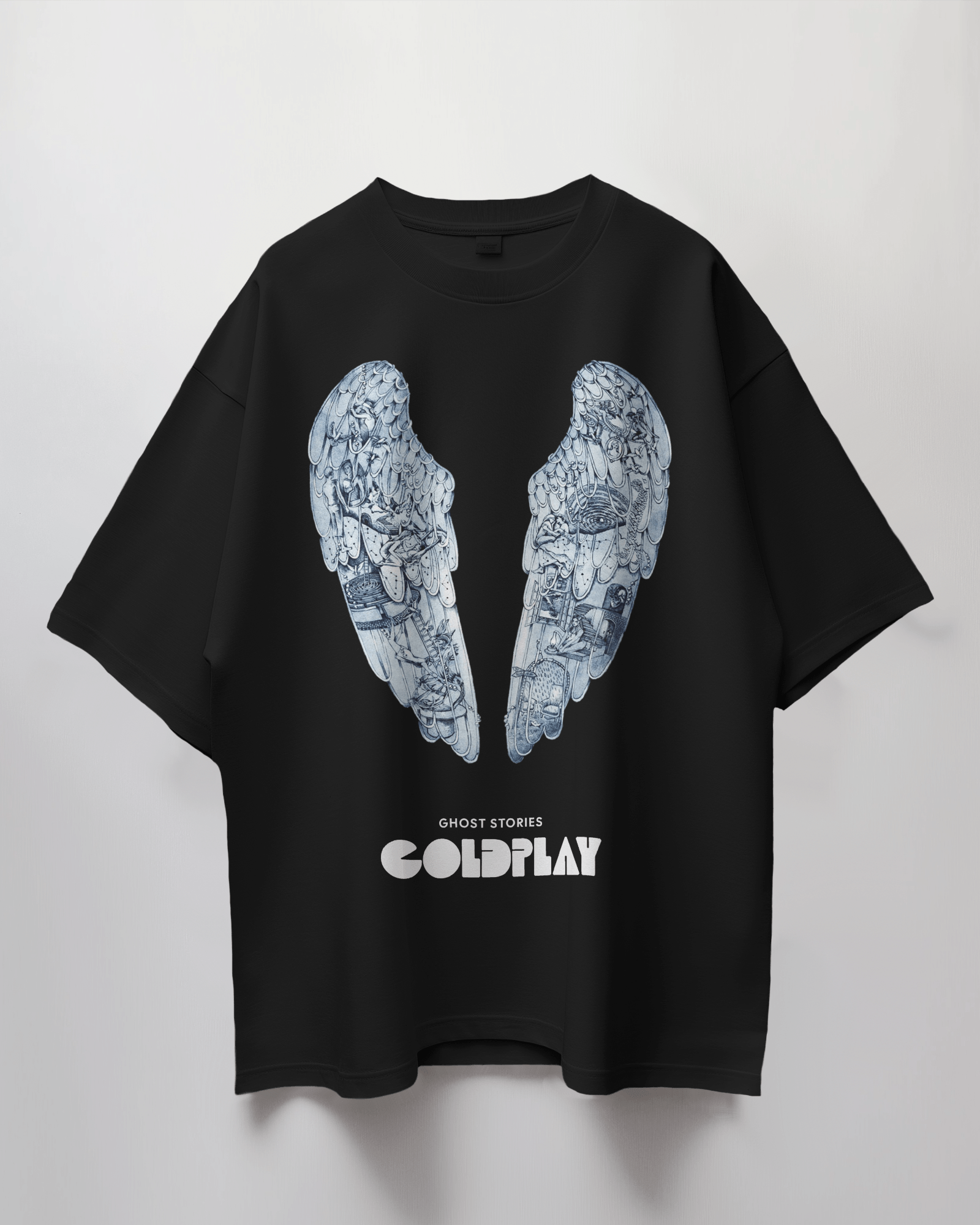 Premium Oversize Coldplay Concert T-shirt - French Terry Cotton 240 GSM - YORD