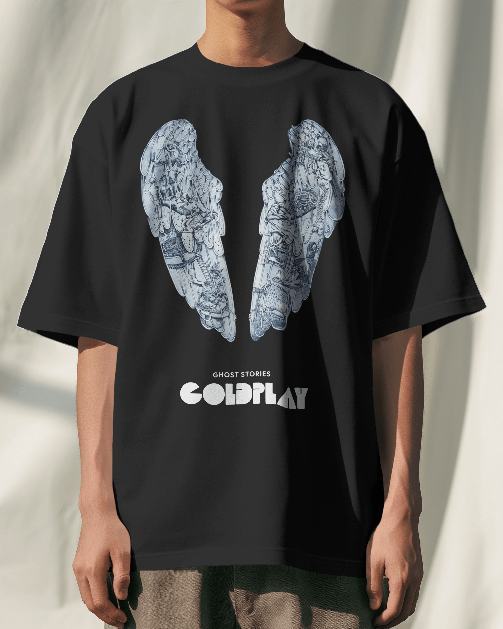 Premium Oversize Coldplay Concert T-shirt - French Terry Cotton 240 GSM - YORD