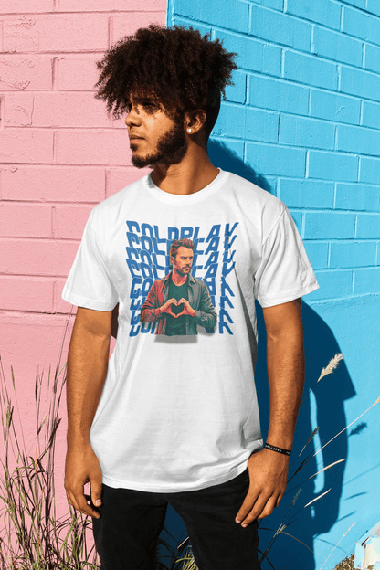 Premium Oversize Coldplay French Terry Cotton T-shirt - 240 GSM - YORD