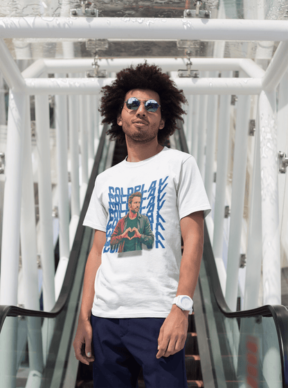 Premium Oversize Coldplay French Terry Cotton T-shirt - 240 GSM - YORD
