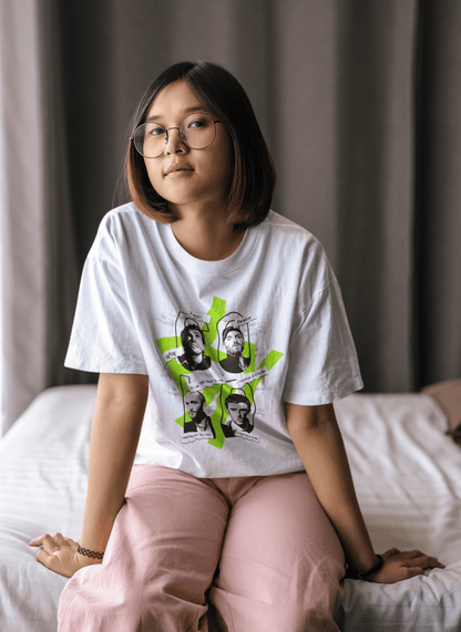 Premium Oversize Coldplay French Terry Cotton T-Shirt - Luxury Concert Wear (240 GSM) - YORD