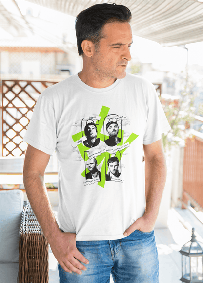 Premium Oversize Coldplay French Terry Cotton T-Shirt - Luxury Concert Wear (240 GSM) - YORD