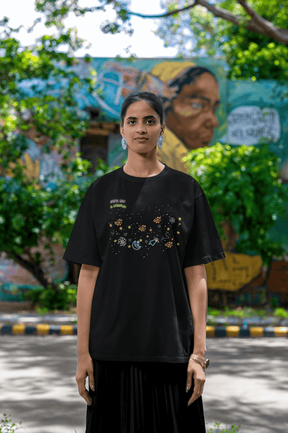 Premium Oversize French Terry Cotton Coldplay Concert T-Shirt - 240 GSM - YORD