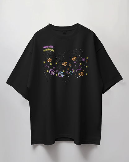 Premium Oversize French Terry Cotton Coldplay Concert T-Shirt - 240 GSM - YORD