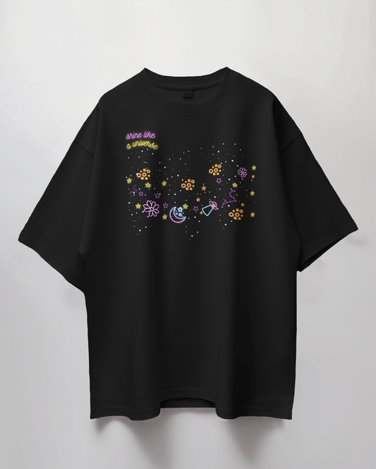Premium Oversize French Terry Cotton Coldplay Concert T-Shirt - 240 GSM - YORD