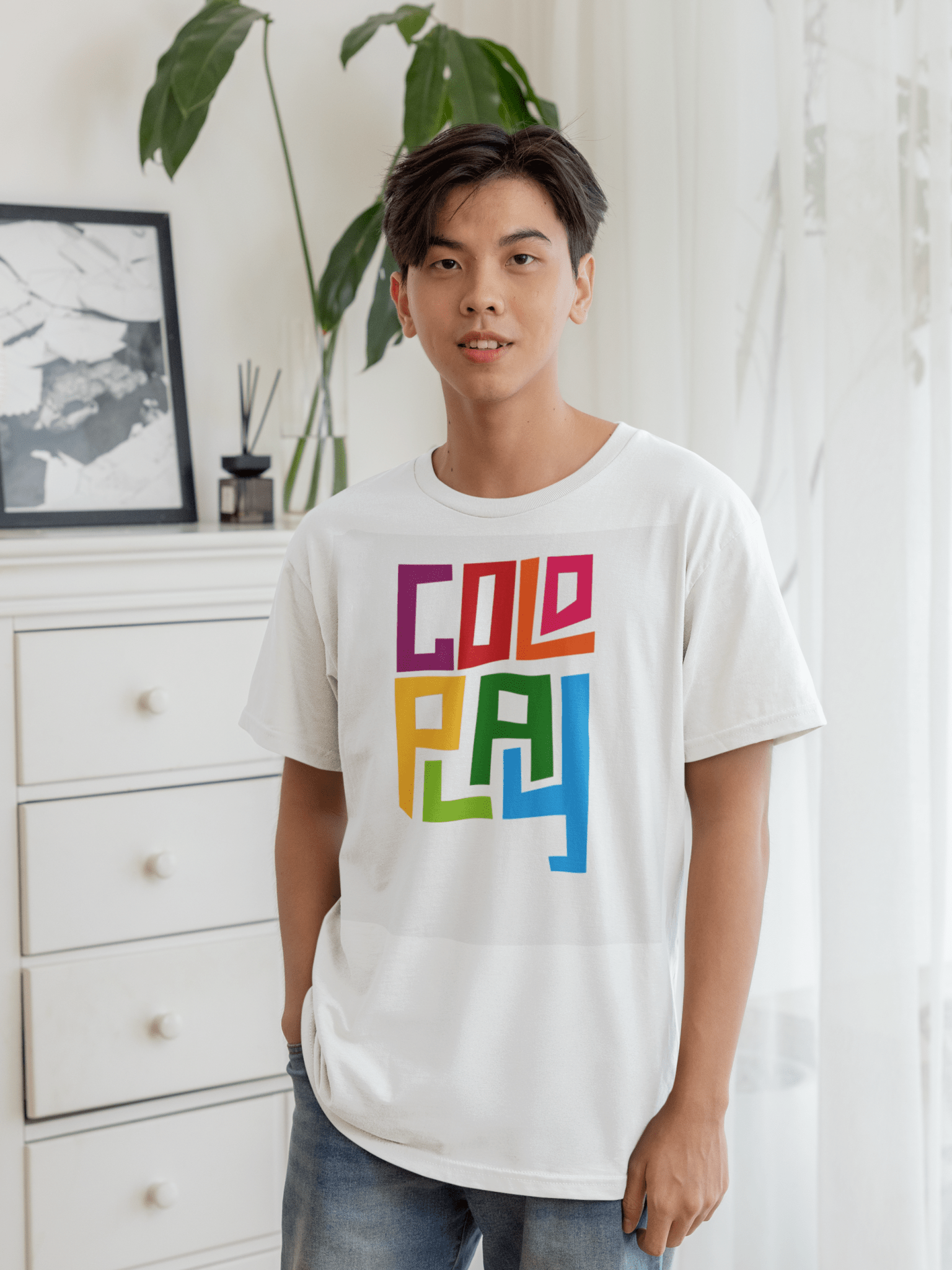 Premium Oversized Coldplay Concert T-Shirt - French Terry Cotton 240 GSM - YORD