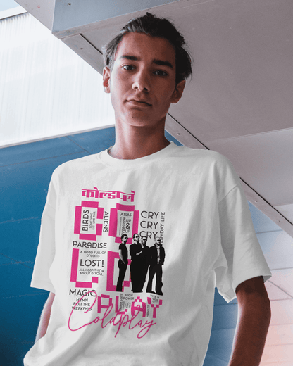 Premium Oversized Coldplay Concert T-shirt – French Terry Cotton 240 GSM - YORD