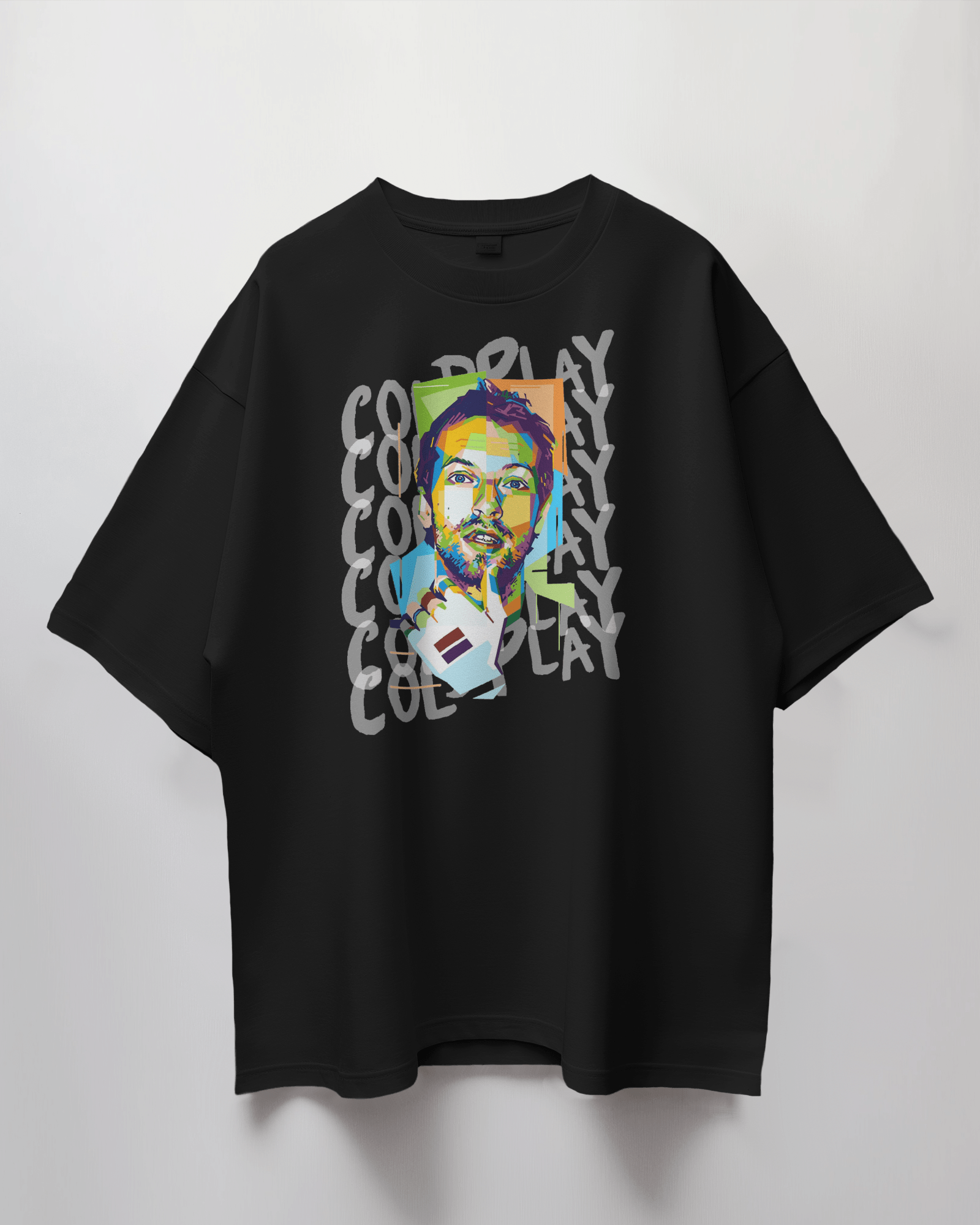 Premium Oversized Coldplay Concert T-Shirt - French Terry Cotton 240 GSM - YORD