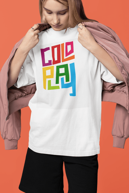 Premium Oversized Coldplay Concert T-Shirt - French Terry Cotton 240 GSM - YORD