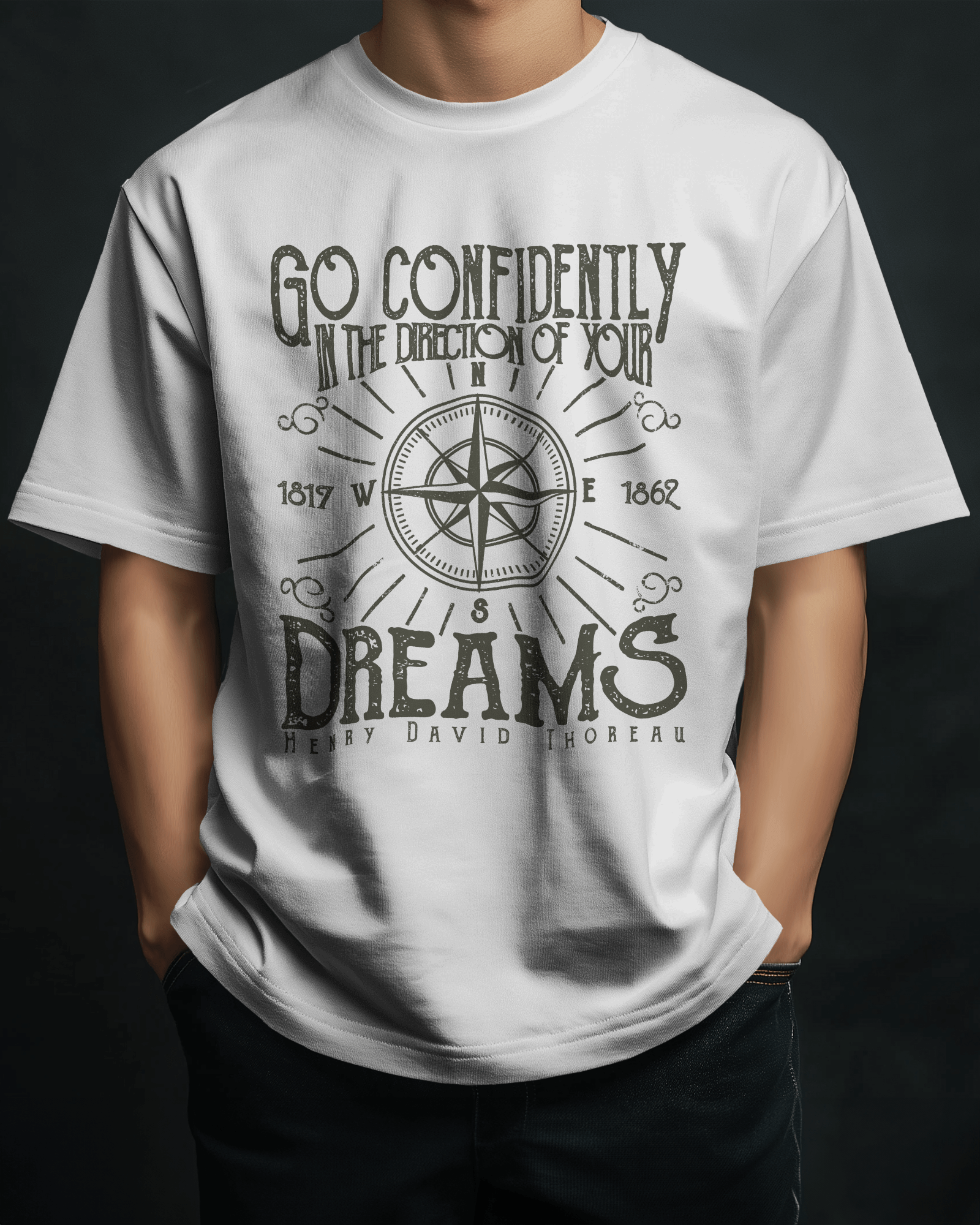 Premium Oversized 'Come Sail Away With Me' Nautical T-shirt - YORD