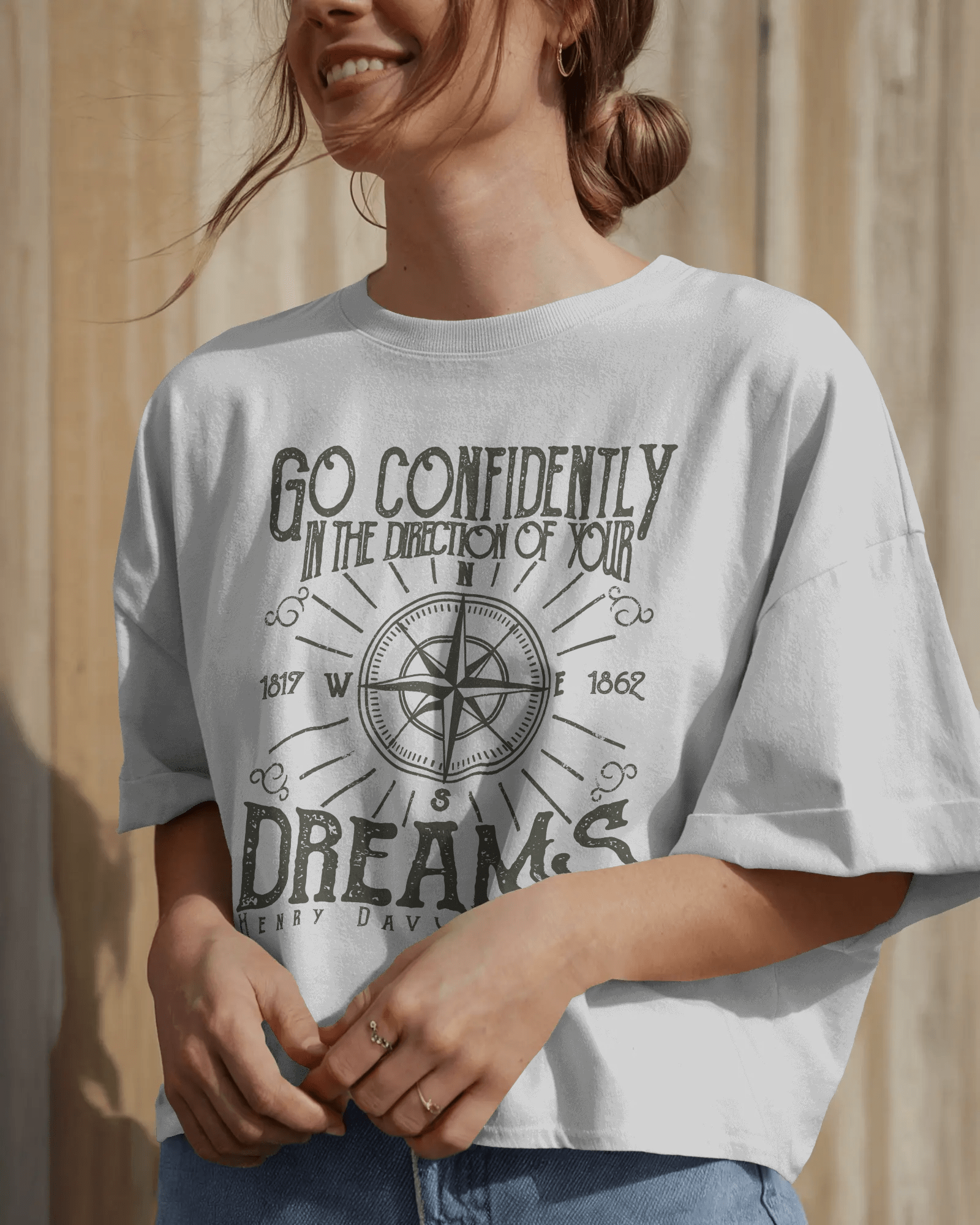 Premium Oversized 'Come Sail Away With Me' Nautical T-shirt - YORD