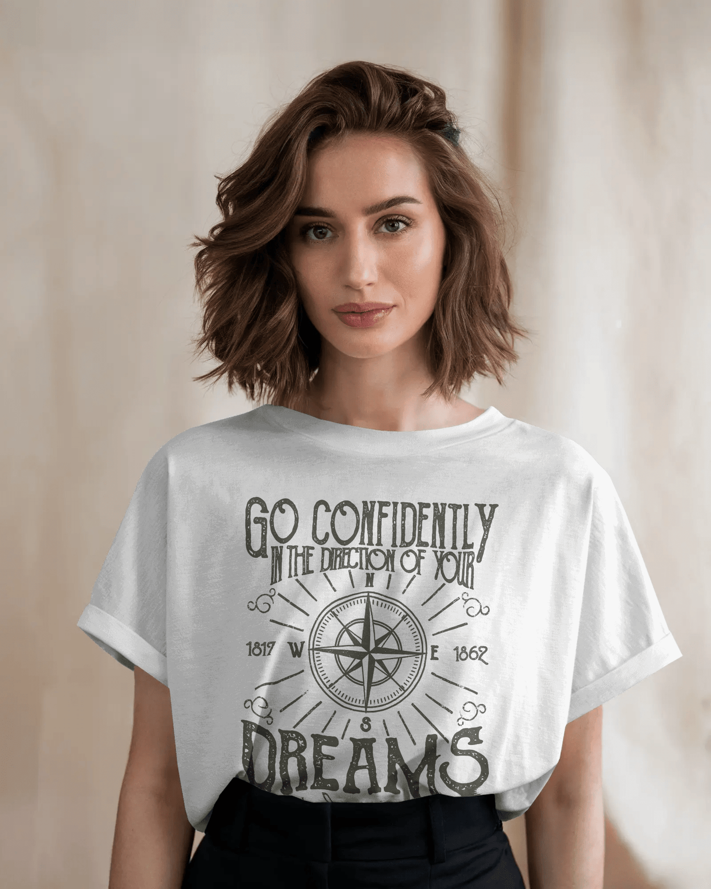 Premium Oversized 'Come Sail Away With Me' Nautical T-shirt - YORD