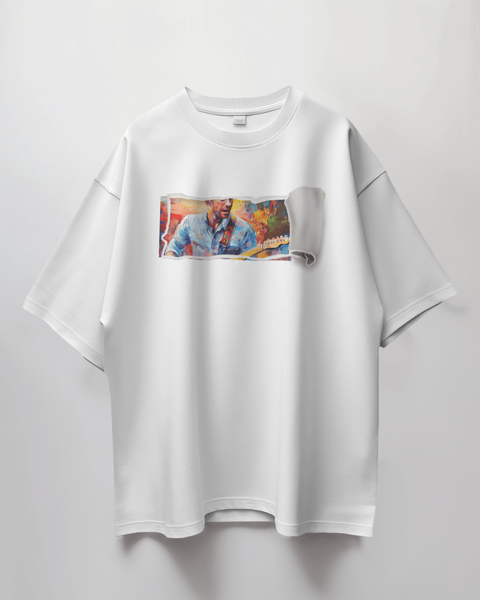 Premium Oversized French Terry Cotton 240 GSM Coldplay Concert T-Shirt – Luxury Art - Inspired Design - YORD