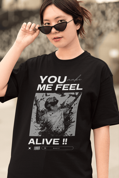Premium Oversized French Terry Cotton Coldplay Concert T-shirt – 240 GSM - YORD