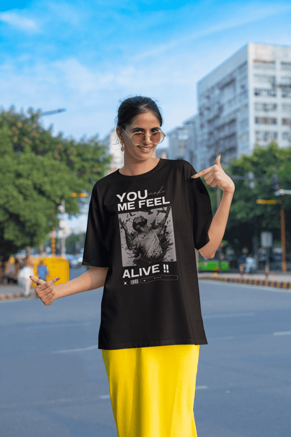 Premium Oversized French Terry Cotton Coldplay Concert T-shirt – 240 GSM - YORD
