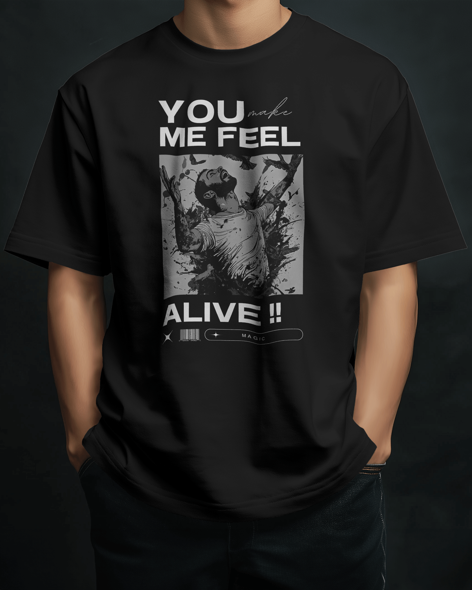 Premium Oversized French Terry Cotton Coldplay Concert T-shirt – 240 GSM - YORD