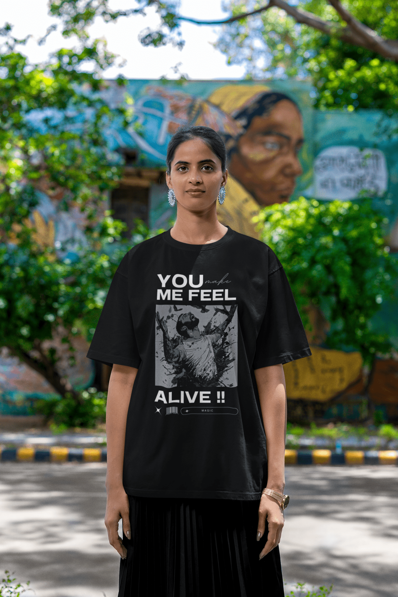 Premium Oversized French Terry Cotton Coldplay Concert T-shirt – 240 GSM - YORD